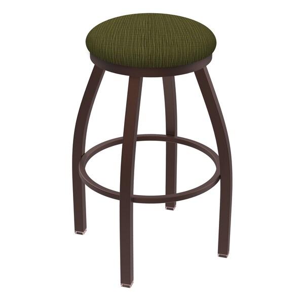 36" Swivel X-Tall Bar Stool, Bronze Finish, Graph Parrot Seat